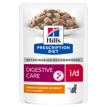 Hill's Prescription Diet Feline I/D Chicken, 85 g de firma originala