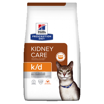 Hill's Prescription Diet Feline K/D, 400 g de firma originala