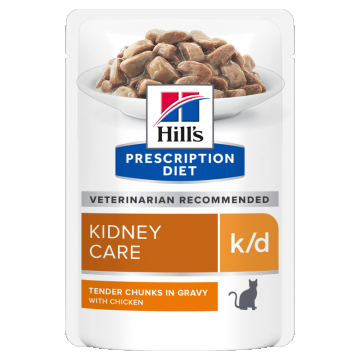 Hill's Prescription Diet Feline K/D Chicken, 85 g ieftina