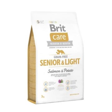 Brit Care Grain-free Senior and Light Salmon and Potato, 3 kg