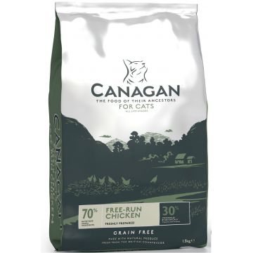 Canagan Cat Grain Free, Pui, 375 g de firma originala