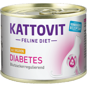 Conserva Kattovit Diabetic, Pui, 185 g de firma originala
