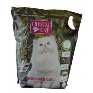 CRYSTAL CAT NISIP SILICATIC ALOE 7.6 L ieftin
