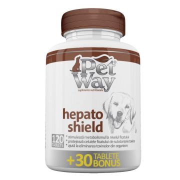 PetWay Hepato Shield, 120 tablete la reducere