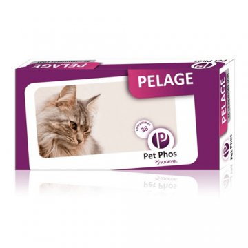 Pet Phos Felin Pelage Piele si Blana, 36 tablete de firma original