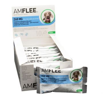 Pipeta Antiparazitara Amflee Spot-On Caini 20 - 40 kg ieftin