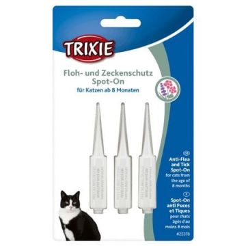 Trixie Pisica Spot-On 8> luni 3 pipete ieftin