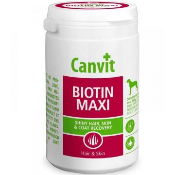 Supliment Nutritiv pentru Caini Canvit Biotin Maxi, 500 g ieftin