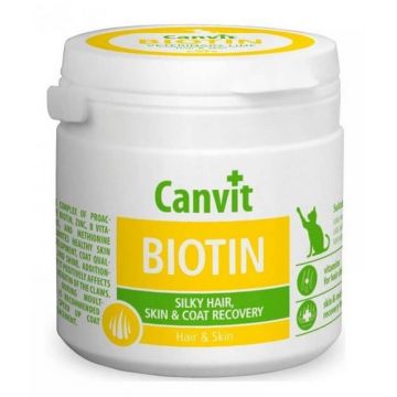 Supliment Nutritiv pentru Pisici Canvit Biotin, 100 g de firma original