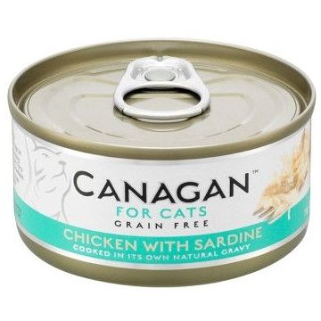 Canagan Cat, Pui si Sardine, 75 g