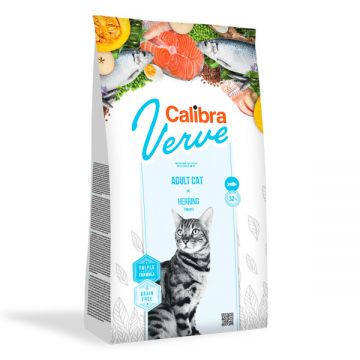 Calibra Verve GF Adult, Hering, hrană uscată fară cereale pisici, 3.5kg