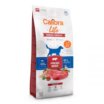 Calibra Life Senior Medium, M, Vita, hrană uscată monoproteică câini senior, 2.5kg