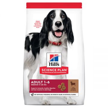 Hill's SP Canine Adult Medium Miel și Orez, 14kg