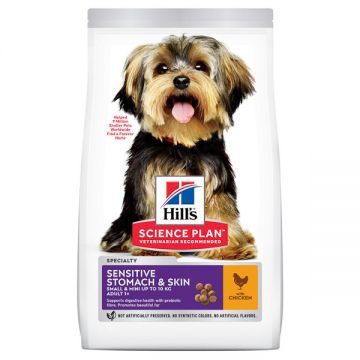 Hill's SP Canine Adult Small & Miniature Sens Stom&Skin Pui, 6kg