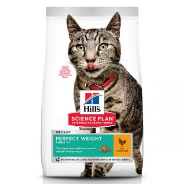 Hill's SP Feline Adult Perfect Weight cu Pui, 2.5kg