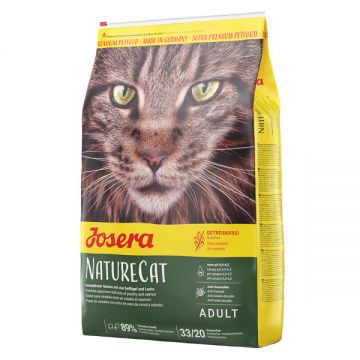 Josera Naturecat, Pui și Somon, hrană uscată fară cereale pisici, 10kg
