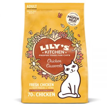 Lili's Kitchen Chicken Casserole Hrană uscată pentru pisici, cu Pui, 2kg