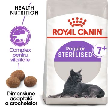 Royal Canin Sterilised 7+ hrană uscată pisică sterilizată, 1.5kg