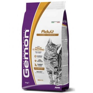 Gemon Cat, Adult, cu Pui și Curcan, 2kg