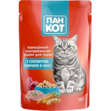 Wise Cat hrană umedă pentru Pisici cu Curcan in Sos 100G ieftina