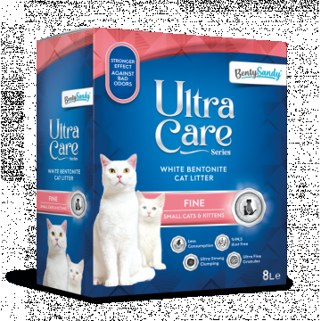 Asternut Igienic Ultra Care Fine Kittens si Pisici 8 l