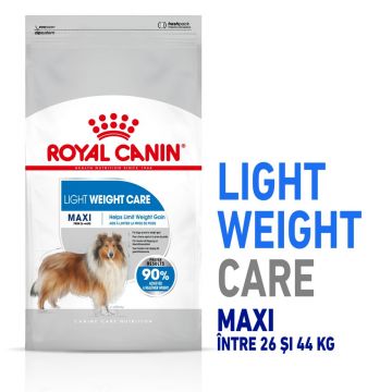 Royal Canin Maxi Light Weight Care Adult hrană uscată câine, limitarea creșterii în greutate, 12kg