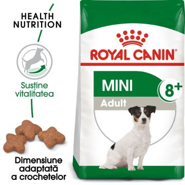 Royal Canin Mini Adult 8+ hrană uscată câine, 2kg