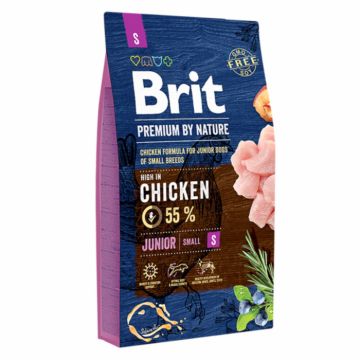 Hrana uscata pentru caini Brit Premium by Nature Junior S 8 kg