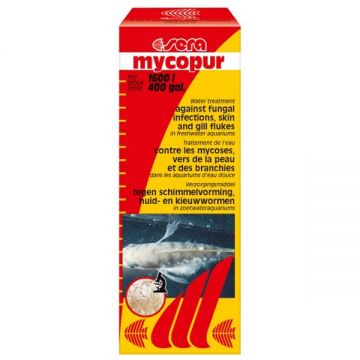 SERA Mycopur Medicament împotriva micozelor şi paraziţilor pielii peştilor