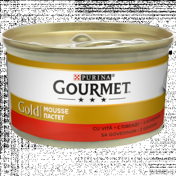 GOURMET GOLD Mousse cu Vita, hrana umeda pentru pisici, 85 g