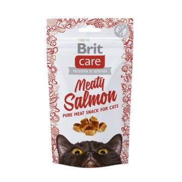 Brit Care Cat Snack Meaty Salmon, 50 g de firma originala