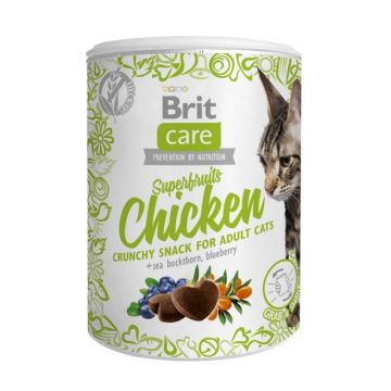 Brit Care Cat Snack Superfruits Chicken, 100 g de firma originala