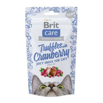 Brit Care Cat Snack Truffles Cranberry, 50 g de firma originala