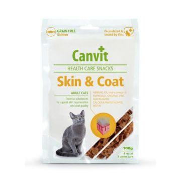Canvit Health Care Skin and Coat Snack, 100 g de firma original