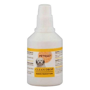 Solutie Curatare Oculara Petkult Clean Drop, 40 ml ieftin