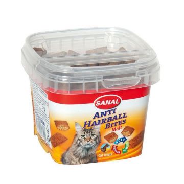 Sanal Cat Anti - Hairball Bites, 75 g ieftin