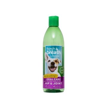 Tropiclean Fresh Breath Water Additive Plus Hip & Joint, 473 ml de firma original