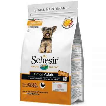 Schesir Dog, Dry Small Monoprotein Pui, 800 g ieftina