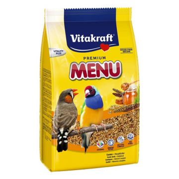Hrana pentru pasari exotice, Vitakraft Premium Menu, 500 g de firma originala