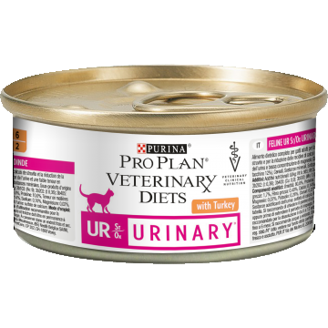 PURINA PRO PLAN VETERINARY DIETS UR Urinary Mousse, 195 g ieftina