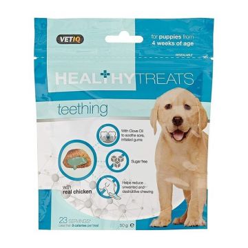 Vetiq Snack Puppy Teething, 50 g de firma originala
