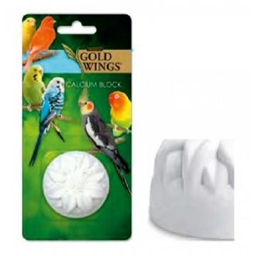 Bloc de calciu pentru pasari, Gold Wings Premium Calcium Block, 20 g ieftina