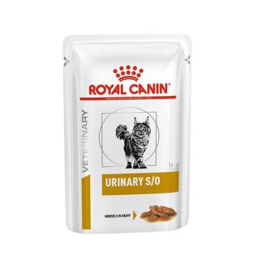 Royal Canin Wet Urinary SO Cat hrana umeda pisica in sos/ gravy, 85 g ieftina
