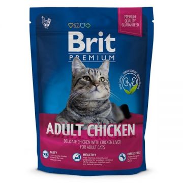 Brit Premium Cat Adult Chicken, 300 g ieftina