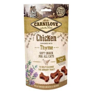 Carnilove Cat Semi Moist Snack Chicken with Thyme, 50 g ieftina