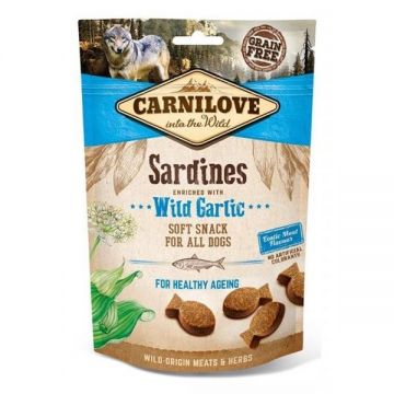 Carnilove Dog Semi Moist Sardines with Wild Garlic, 200 g de firma originala