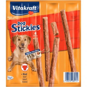 Recompense pentru caini, Vitakraft Dog Stickies Vita 4 buc, 44 g de firma originala