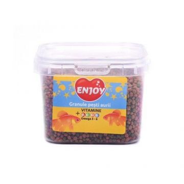 Hrana granule pesti, Enjoy Pesti Aurii, 75 g/ 225 ml ieftina
