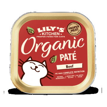 Lily's Kitchen, Adult Organic Beef Pate, 85 g