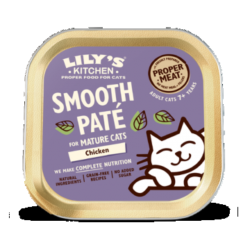 Lily's Kitchen Chicken Pate for Mature Cats, 85 g de firma originala